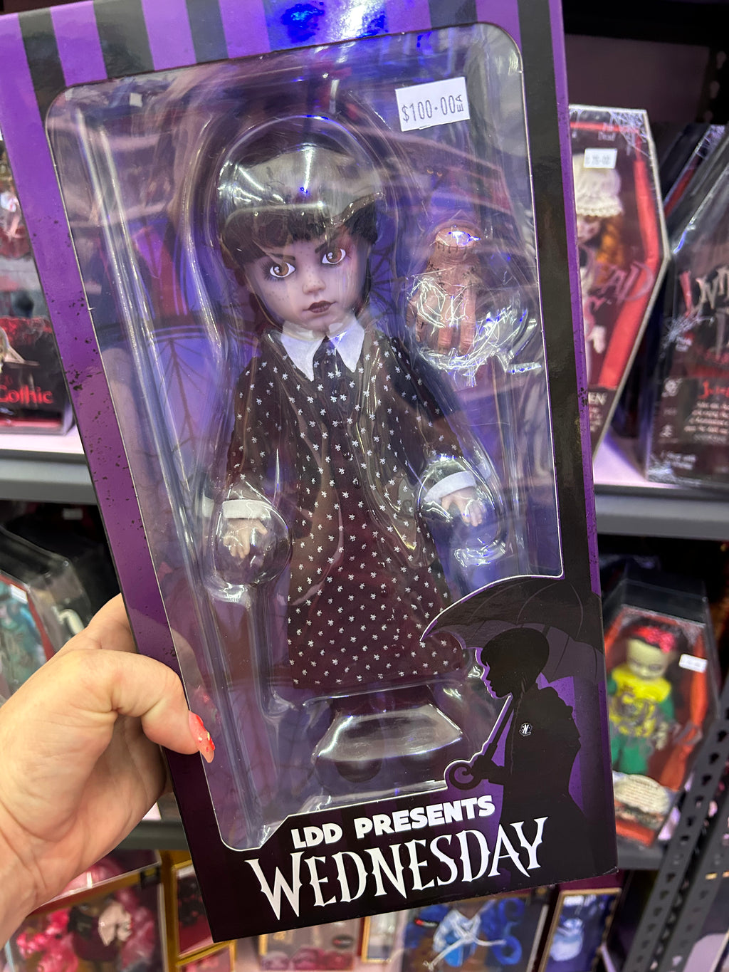 Living Dead Doll- Wednesday Addams & Thing