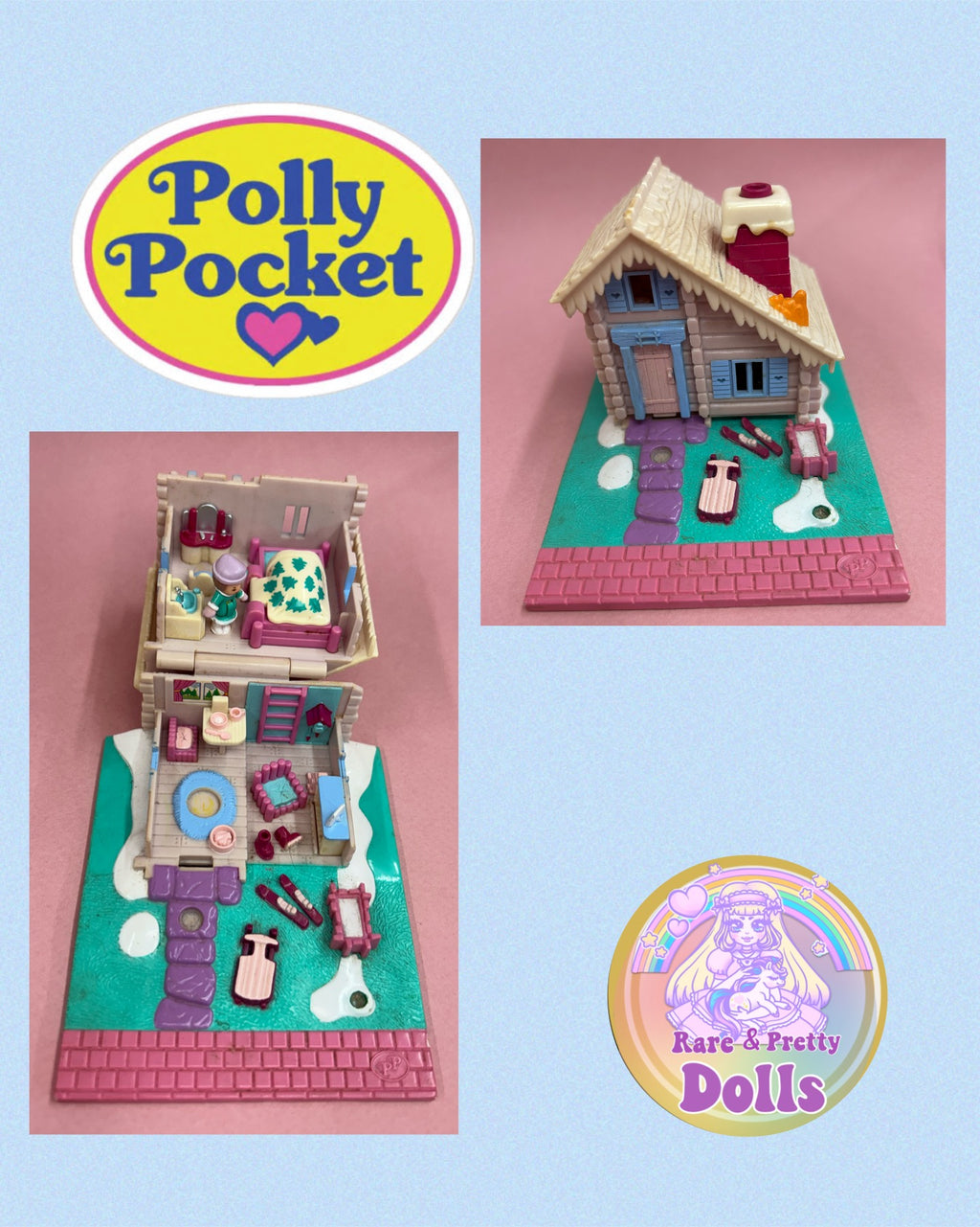 Polly Pocket Ski Chalet