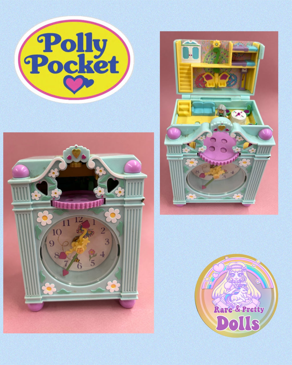 Polly Pocket Funtime clock 1991