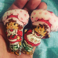 Strawberry Scented Plush shortcake dolls
