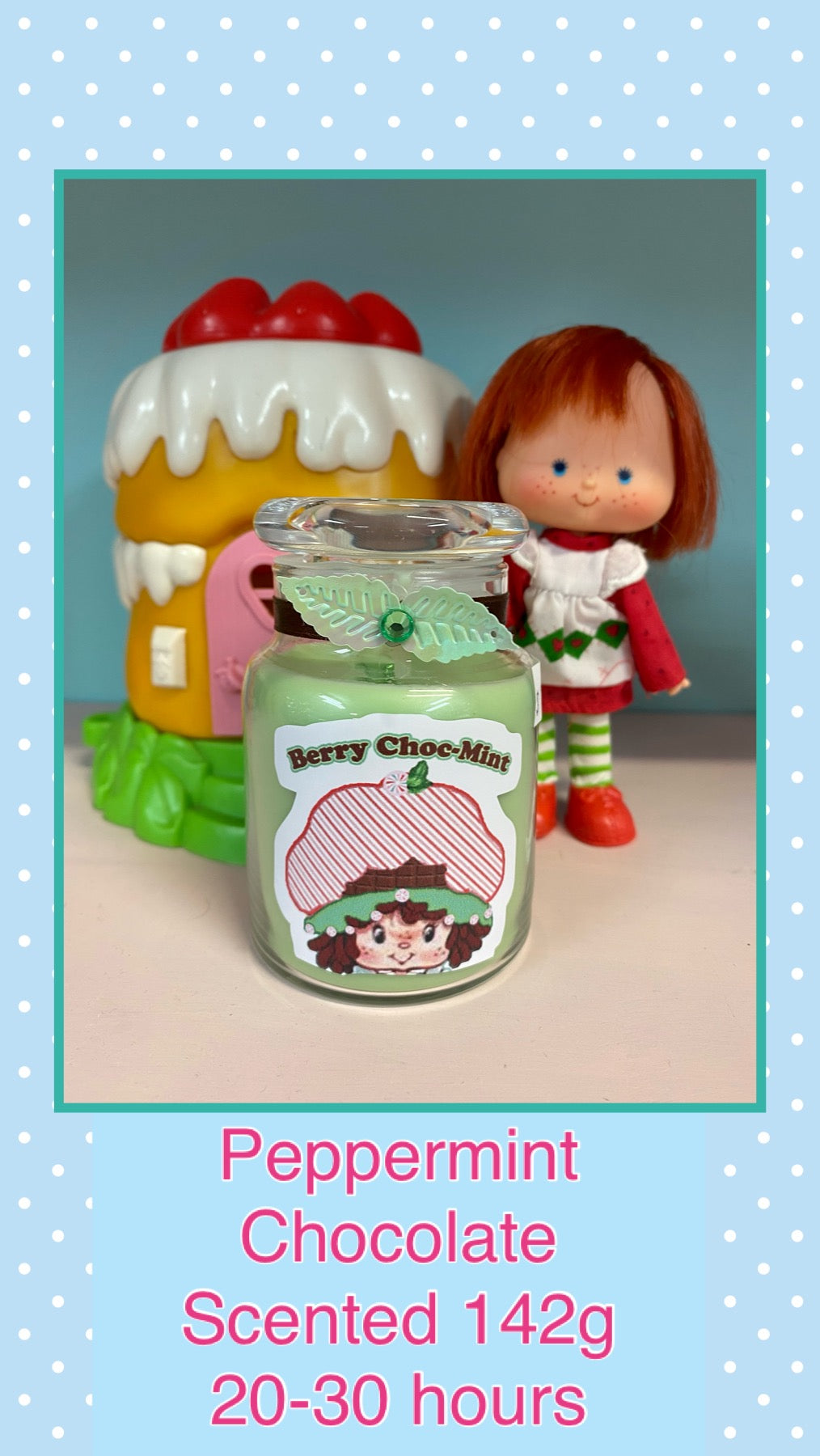 Berry Mint Choc Soy Candle 142g