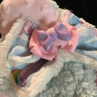 Blue Fluffy Bear Hat
