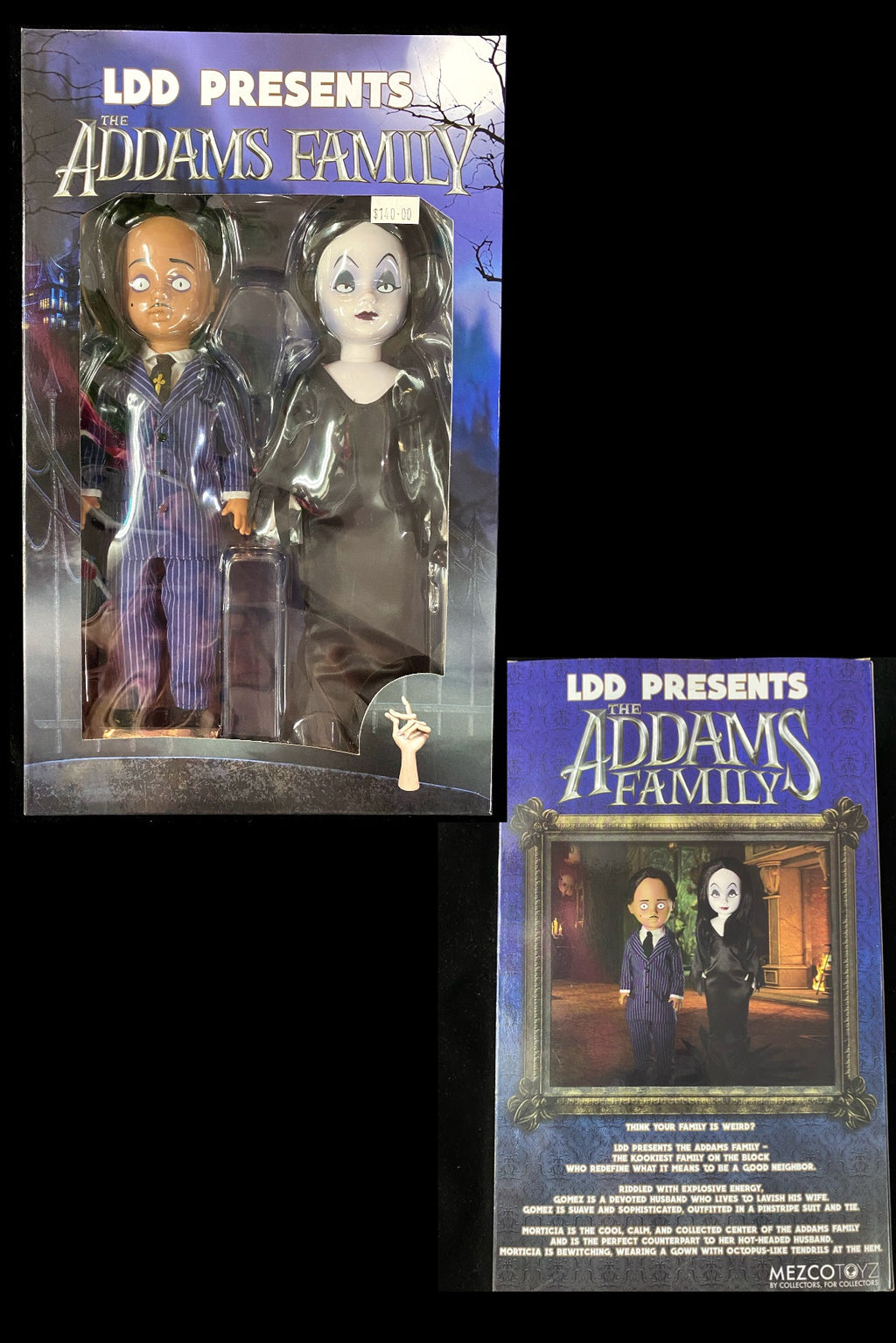 Living Dead Doll set Addams Family