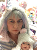 Blue Fluffy Bear Hat
