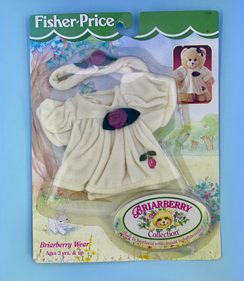 Briarberry Cream and roses velvet Winter Dress